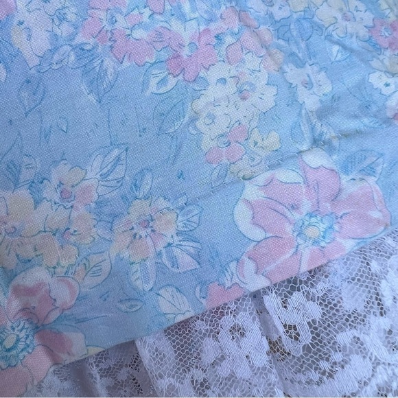 VTG Disney Winnie the Pooh Cottagecore Floral Dress 2T Lace Pierrot Collar USA - Picture 10 of 16